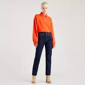 Levi’s 501 Original Fit High Rise Straight Leg Premium Denim Jeans